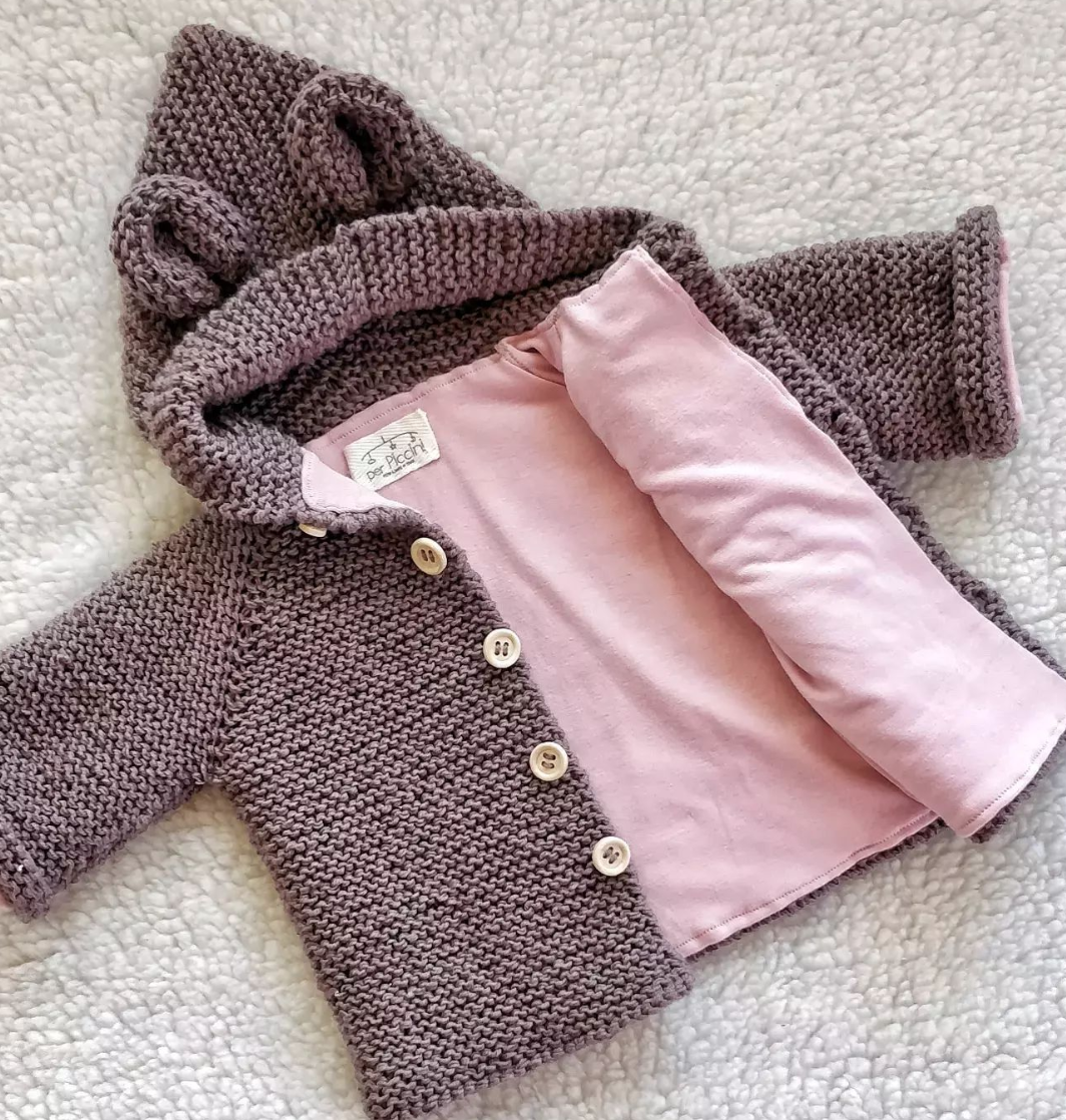 Cappottino orsetto in lana baby - Per Piccini