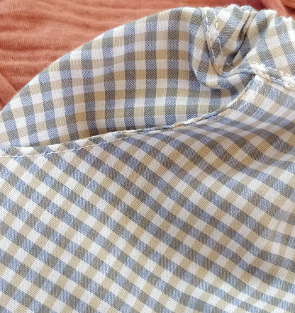 Bermuda bambino in cotone con tasche e piega frontale